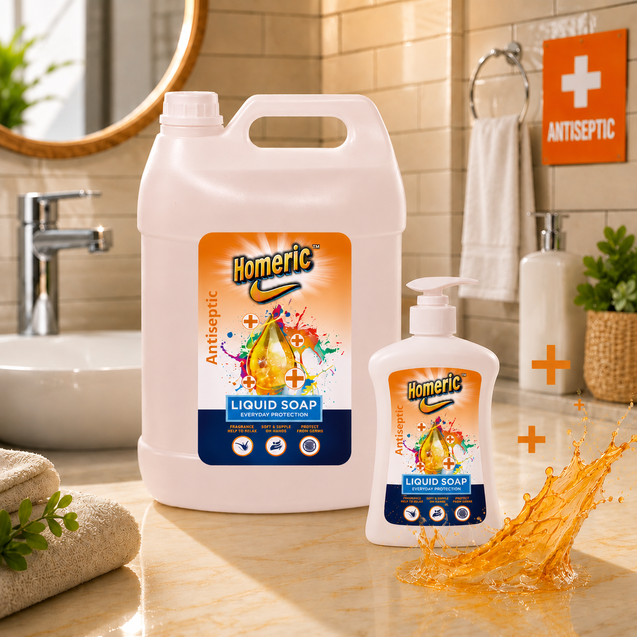 Homeric Antiseptic Liquid Soap